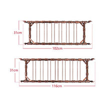 AT Organizzare Cucina Bicchieri Wine Rack, Sotto L'Armadietto Calici Rack, Supporto Di Vetro Del Vino Del Metallo Dell'Organizzatore Di Immagazzinaggio, Cabinet/Cucina/Bar, Brown/Commer