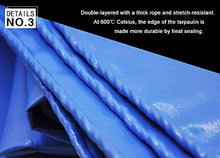 MTYLX Outdoor Multifunzionale Tela Cerata, Impermeabile-Blu Impermeabile Spessa Protezione Solare Teloni Capannone Copertura Del Camion Parasole Uv Tenda Capannone Isolamento Copertura 600G / M2,2 ×