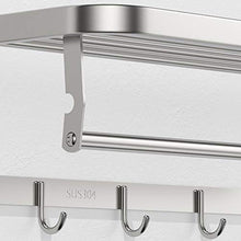 appendiabiti a torre Portasciugamani, Acciaio Inossidabile 304, Materiale Spesso, Pieghevole, Rack di stoccaggio, portasciugamani da Bagno (Size : 60cm)