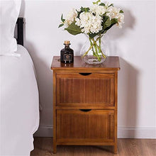 L.w.s Mobili per camera da letto Codice comodino 2 Cassetti Contemporaneo Vintage Camere da letto in legno massello Caminetto in legno massello di alta qualità Table Side End Soggiorno Camera da letto