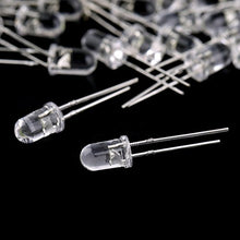 SaySure - 100Pcs 5mm White Ultra-Bright LED Light Lamp