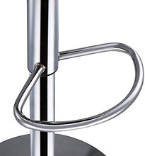 YUBINjiubadeng Sgabello da Bar Pelle 2 x Bar Stool Set PU 360 Gradi Girevole con Schienale Alto Sedia da Cucina Regolabile in Altezza a Gas di Sollevamento (Grigio) (Color : Grey)