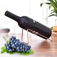 YGB Portabottiglie, Portabottiglie da Terra, Portabottiglie da appoggio in Ferro battuto, Porta Calice, Bronzo per Mobile da Cucina Bar