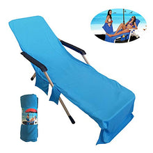 N / C Telo da Piscina per Sedia a Sdraio di Alta qualità, Copertura in Microfibra per Sdraio Antiscivolo, Che assorbe l'umidità e Traspirante