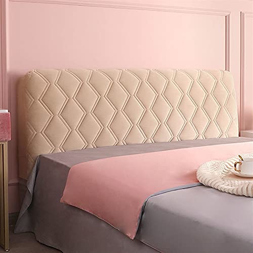 Copri Testata Letto,Copertura per Testiera per Letto Imbottita Fodera Elastica Protezione all-Inclusive Testata Singolo Matrimoniale Anti-Collisione Cuscino,Lavabile (Color : A, Size : 160cm)