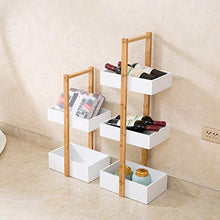 LYM &ripiano di stoccaggio Scaffalature multifunzionali per la casa Bagno Scaffale per Il Bagno Casa Cucina Soggiorno Camera da Letto Piano Stand Scaffale di Finitura (Color : 3 Layer)