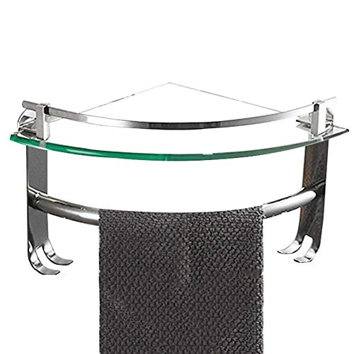 NHLBD Mensola da Bagno, mensola portaoggetti - Doccia scaffali e Ripiani, Doccia Compact Caddy Inossidabile for Doccia in Camera partizione Bagno