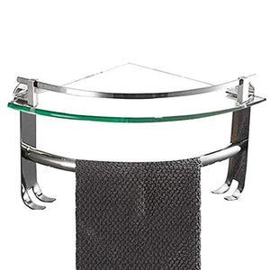 NHLBD Mensola da Bagno, mensola portaoggetti - Doccia scaffali e Ripiani, Doccia Compact Caddy Inossidabile for Doccia in Camera partizione Bagno