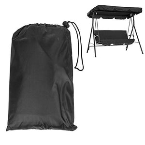 TAKE FANS - Tenda parasole impermeabile a doppia gente, 142 x 120 x 18 cm, colore: Nero