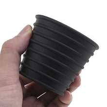 2 x ombrello in gomma nera cono cuneo per base ombrellone stand patio tavolo foro anello plug adatto 38 mm diametro palo ombrello