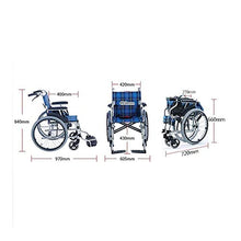 Carrozzine Semoventi, Transit Portatile da Viaggio Pieghevole Portatile, Lega di Alluminio Monopattino per Disabili Trolley per Disabili Trasporto per Anziani/Disabili Trolley per Scooter A
