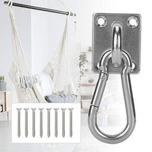 Jingyig Comoda Piastra per Amaca, Gancio per Altalena Resistente allo Strappo, Resistente all'Usura Resistente alla corrosione per Amaca con Sacco di Sabbia