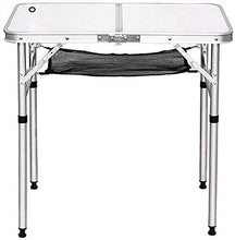 CASTOR Tavolo da Picnic all'aperto Tavolo da Campeggio Pieghevole Portable Altezza Regolabile Altezza Picnic Leggero in Alluminio per Picnic, Spiaggia, Barbecue all'aperto, al Coperto BBQ Party Table