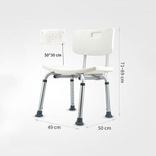 MGMDIAN Bagno Luce Antiscivolo maternità Sgabello da Bagno Anziano Bagno Sedia Doccia Sedia Sedia Bagno disabilitato Accessori da Bagno