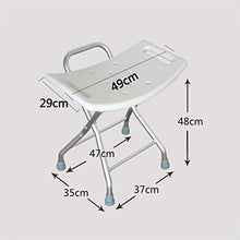 MGMDIAN Sgabello da Bagno Pieghevole/Sgabello per Vasca da Bagno per Anziani Donne Incinte Antiscivolo Sedia per Doccia/Vasca da Bagno Sgabello da Bagno Sgabello Accessori da Bagno
