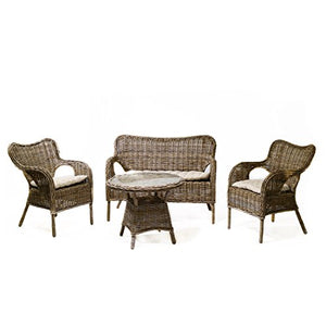 Vacchetti Giuseppe Salotto Kariba in Rattan con Cuscini