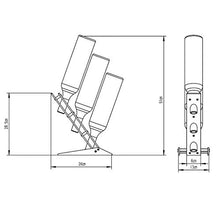 MFLASMF Portabottiglie in Acrilico, Alzata per Esposizione del Vino, Espositore da banco, Portabottiglie per Bar, Cucina, Dispensa, Portaoggetti per Vino, 3 Bottiglie