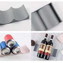 POHOVE - Portabottiglie per vino, antiscivolo, per champagne, moderno, a forma di onda, salvaspazio, da cucina, in stile europeo