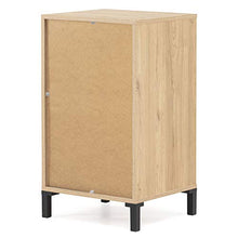 VS Venta-stock Cassettiera Javea 3 cassetti e 1 nicchia, Color Legno e Nero, 45 cm (Larghezza) 40 cm (profonditá) 79,5 cm (Altezza)