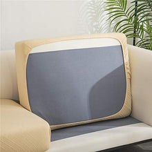 Copriseduta Divano, Fodera per Cuscino del Divano Indipendente, Fodera Coprisedile Jacquard, Protezione del Cuscino Sedile del Divano (Beige,Backrest Cover)