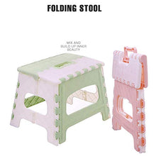 N/V Sgabello Pieghevole con Gradino Sgabello Leggero con Gradino Mini Sgabello Sicuro per Cartoni Animati per Cucina, Bagno, Camera da Letto, Bambini o Adulti