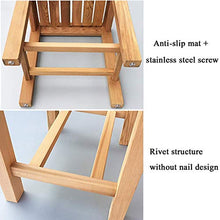 AYHa Bagno sgabello di legno Panca Sgabello legno di gomma Dressing Sgabello Piazza pranzo sgabello da bagno Sgabello con impermeabile Slat Tipo Seduto Surface,33 * 43 * 45cm