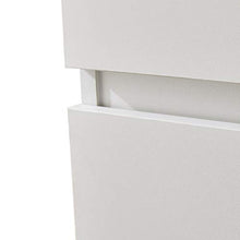 TUKAILAI, cassettiera per Camera da Letto, Comodino con cassetti in Legno, Comodino per Camera da Letto, Soggiorno, Bianco, 3 Dreawers
