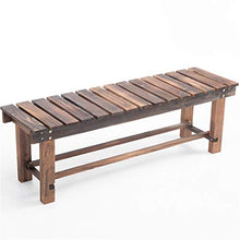 SHZSR Panca con Scarpetta da Banco in Legno - Forest Garden Forest Sleeper Bench