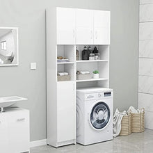 vidaXL Armadio da Bagno Rovere Sonoma 32x25,5x190 cm in Truciolato
