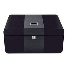ZYING 2-Layers Cigar Cabinet con igrometro e umidificatore Black Classic umidificatori for Club Home Page Cigar Box