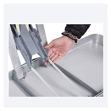 JDJD Tavolini da Esterno Sedia da Tavola Pieghevole All'aperto Camping Tavolo da Picnic in Lega di Alluminio Impermeabile Durable Pieghevole Desk per Tavolo da Spiaggia (Color : Gray)