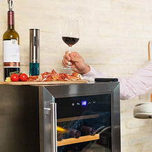 Cecotec Cantinetta GrandSommelier 15000 Inox Compressor. 15 bottiglie, compressore, alte prestazioni, temperatura regolabile, classe di efficienza energetica A