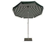 Maffei Art 181 Venezia ombrellone Rotondo Cotone Duplex Diametro cm 200. Made in Italy. Colore Verde/Riga Verde