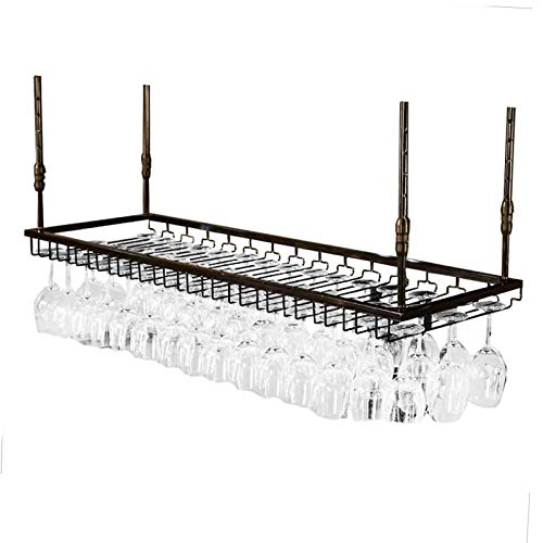 Rastrelliere per bicchieri da vino Supporto bicchiere da vino, ciondolo in vetro da vino Creativo può appendere 24 tazze, tazze decorazioni per appendiabiti per la casa e il bar della cucina Organizza