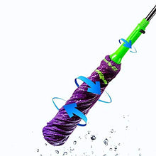 SSAYY Spray Mop Mop per La Pulizia dei Pavimenti Mop A Risparmio Energetico Panno di Lavaggio in Plastica Cuscinetti in Microfibra Autolavaggio Mop Secchio Tondo