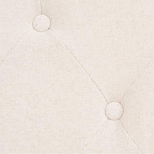 vidaXL Divano a 2 Posti in Tessuto Bianco Crema Comodo Classico Elegante Sofa - Arredi Casa