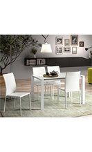 CAMINO A CASA – Tavolo Pranzo Laccato Bianco 122 – 182 cm Edge