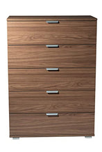 MeMi Me612NOC Cassettiera, Legno, Noce, 38x75x105 cm
