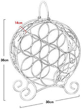 RINGLICHT F Controsoffitto Wine Rack, I Titolari Ferro in Piedi Tavolo Vino Bagagli Stand, Creativo Bagagli Supporto del Basamento, Display Tavolo 7 Bottiglie di Vino Gratis Home Office