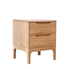 Elegante Semplicità Tavolino Comodino in Legno 2Drawer Design Organizer per Archiviazione Comodino Comodino Mobili per Camera da Letto, DTTX001