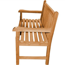 Teako Design Belluno - Panchina in Legno Massiccio di Teak, Larghezza 220 cm