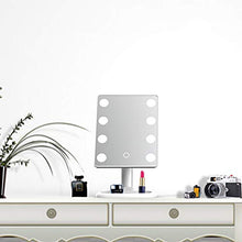 WENYOG Specchio Trucco Specchio da vanità Portatile 8 luci a Specchio di Trucco Regolabile per Il Trucco Table spogliatoio Specchio da Camera da Letto con luci Specchio da Tavolo