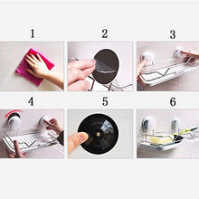 AINIYF Bagno Bagno Doccia Mensola Organizzatore Muro Recinzione Foro di Scarico plastica Ambientale Cellulare Slot Agganciare Nail-Free Foratura No Trace Incollare 2 Modelli 1 Layer (Dimensioni: 2#)