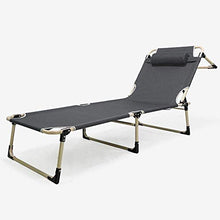Lettino prendisole Sedie da giardino Letto pieghevole Singolo, Ufficio Letto per il pranzo Letto Ospedale Semplice Letto di accompagnamento portatile Lettino da campeggio reclinabile per esterni