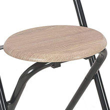 ZHXYY Set Tavolo da Bar 3 Pezzi con 2 sgabelli da Bar Tavolo da Bar per la Colazione e sgabelli Set per Cucina Soggiorno Sala per Feste Legno Industriale e Acciaio Rovere