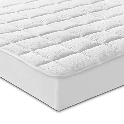 Amazon Brand - Umi Doppia Strato Disponibile Microfibra Coprimaterassi,extra morbidezza,antiallergico - 180 x 200 cm
