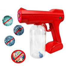 Spruzzatore Elettrostatico, Spruzzatore Atomizzatore, Spruzzatore Elettrico A Ricarica Senza Fili Pistola A Spruzzo Nano Luce Blu 800ML, Umidificazione A Spruzzo Ampiamente Utilizzata