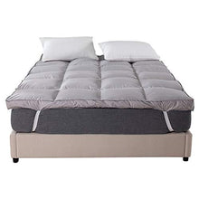 Bedtang - Materassino imbottito in cashmere tatami, portatile, pieghevole, in velluto, 90 x 200 cm, colore: bianco
