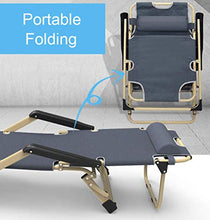 SHUAIIJUAN Sedia per il tempo libero domestico Patio Lounge Recliners giardino Zero Gravity Sdraio pieghevole Sdraio Mobili sedia con l'ammortizzatore di campeggio esterna di viaggio Beach Decking Max