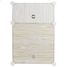 Wakauto Cassetto Comò Organizer Comodino in Plastica con 2 Cassetti Armadio Cassetti Alto Comò unità Stabile per Camera da Letto Ingresso Corridoio Vivaio